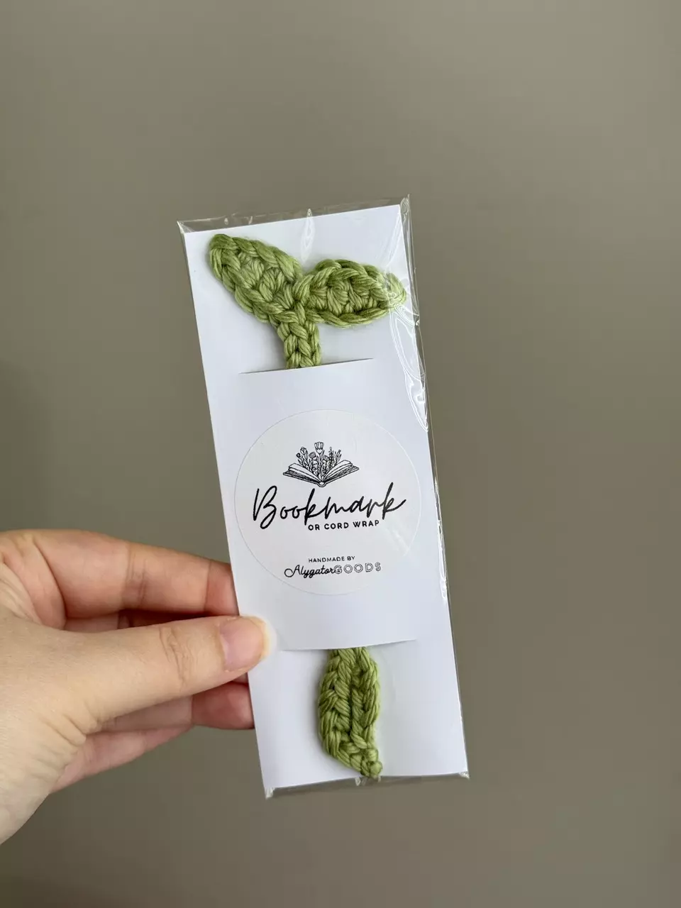 Leaf sprout bookmark (or cord wrap!) thumbnail