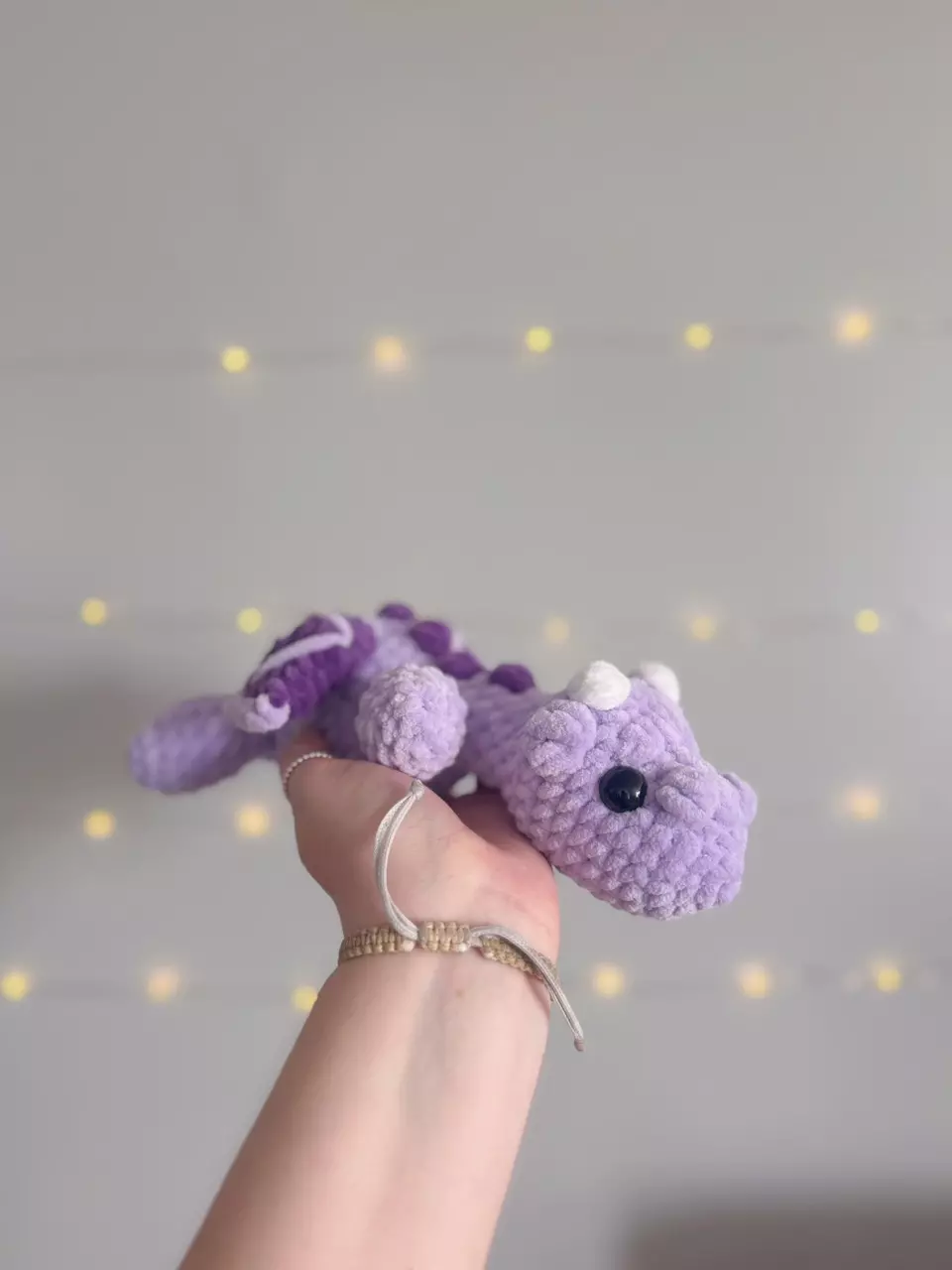 Purple Dragon Crochet Plush thumbnail
