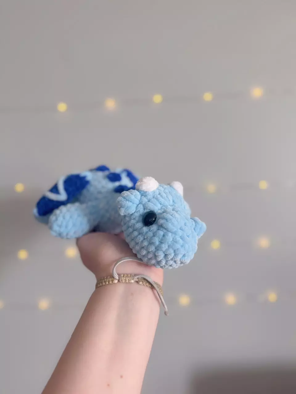 Blue Dragon Crochet Plush thumbnail