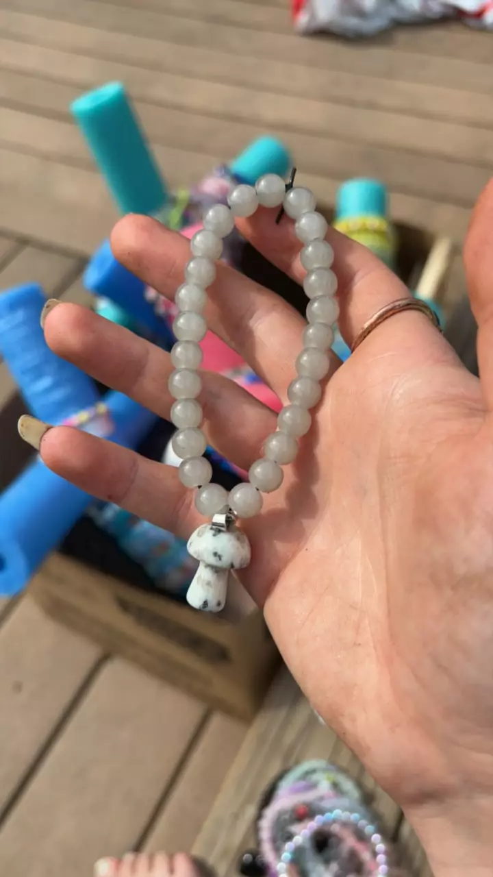 M Mushie grey bracelet thumbnail