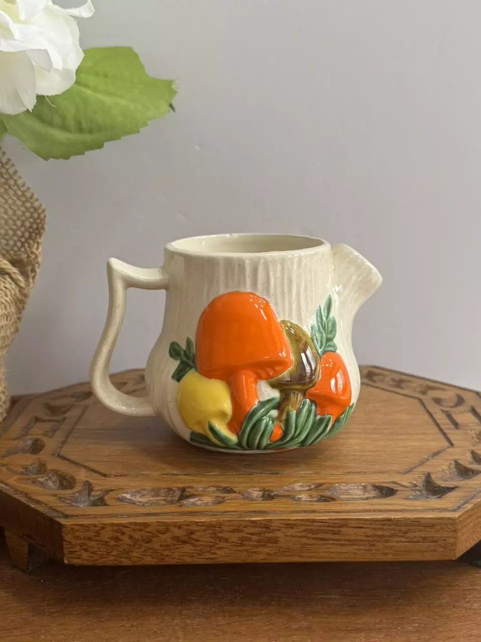 Arnel's Mushroom Ceramic Creamer thumbnail