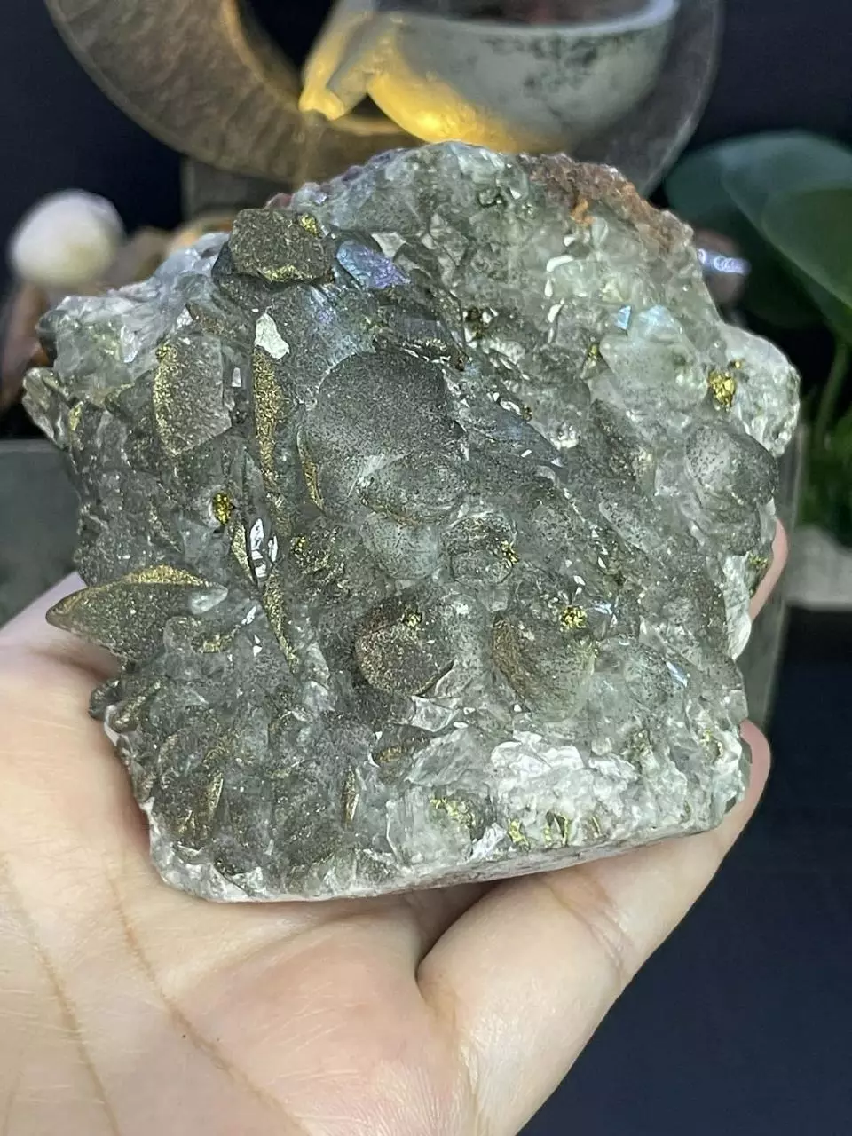 Red Calcite with Chalcopyrite thumbnail