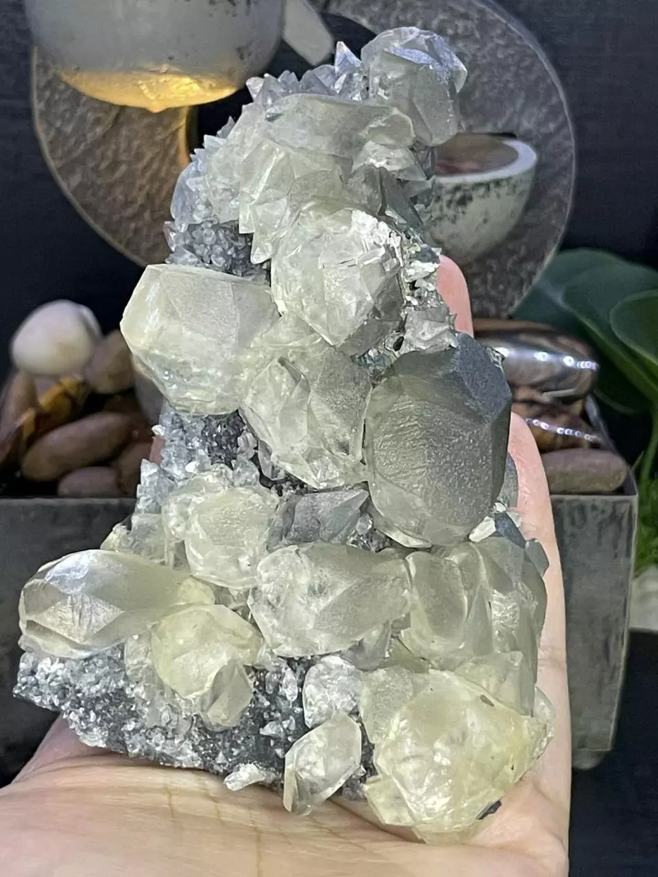 Yellow Diamond Dogtooth Calcite #2 thumbnail