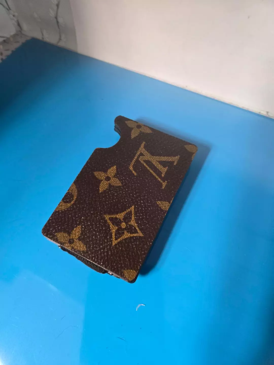 upcycled card holder with money clip thumbnail