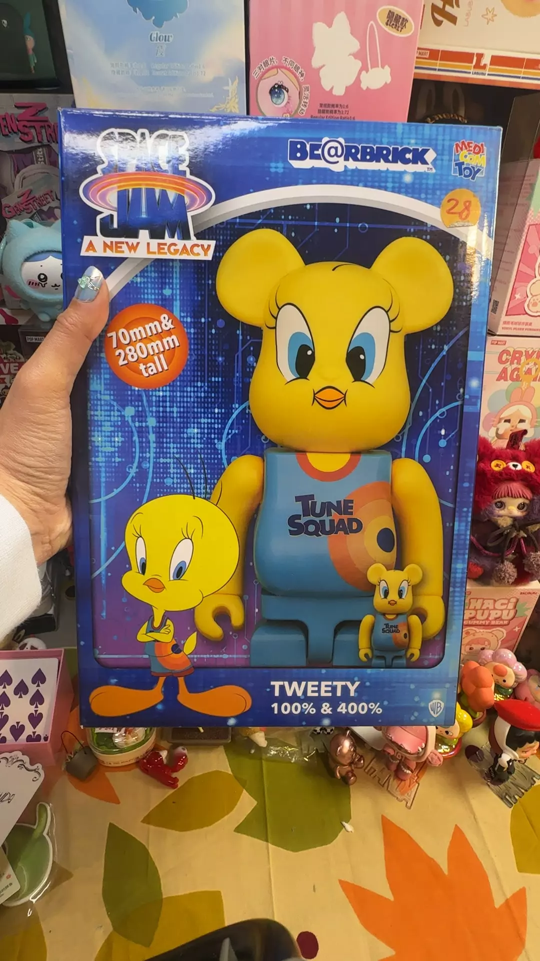 tweety bearbrick space jam a new legacy thumbnail