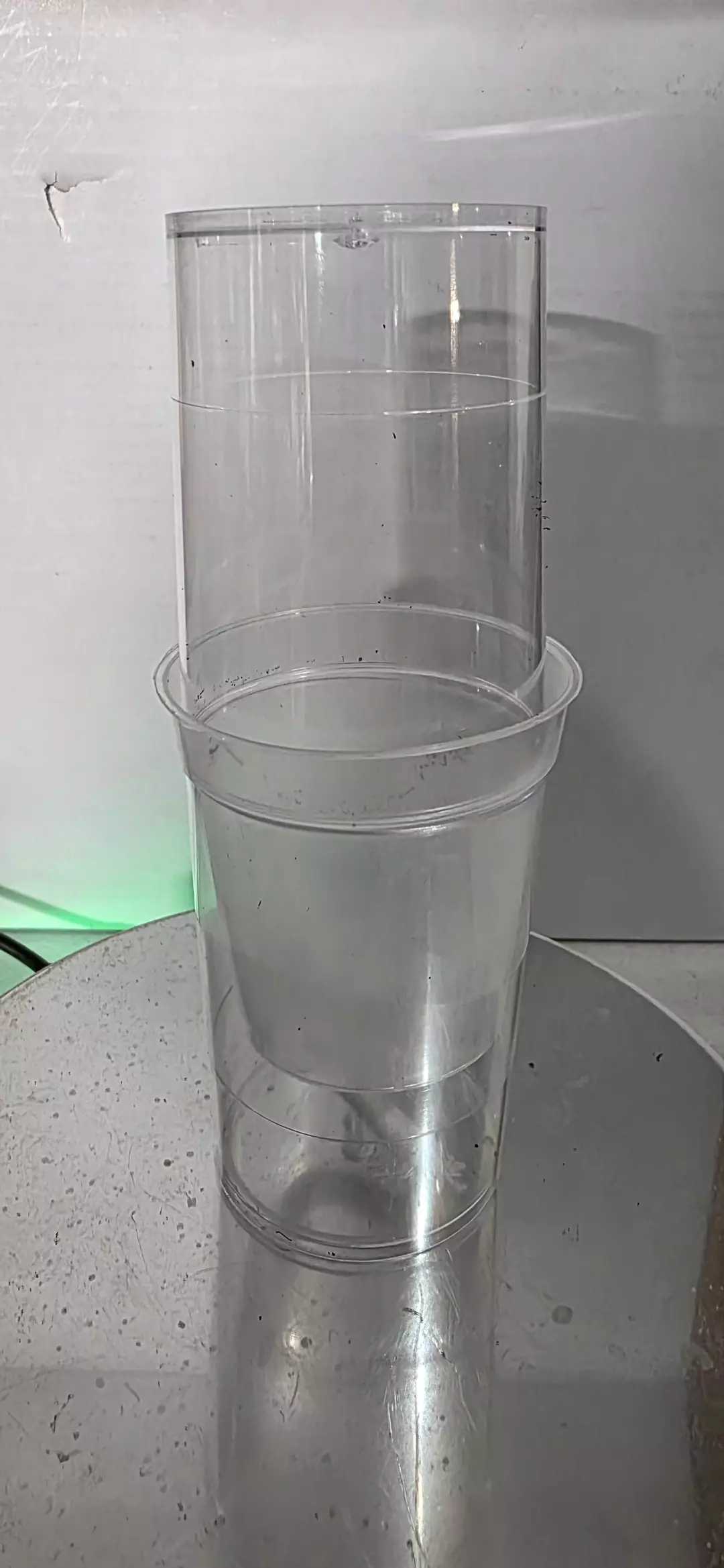 Corm Cups-5 cups- Clear Pot thumbnail