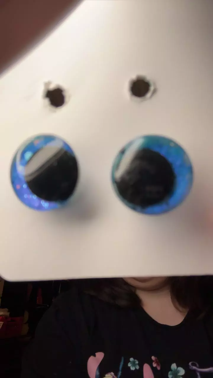 blue and purple safety eyes25mm thumbnail