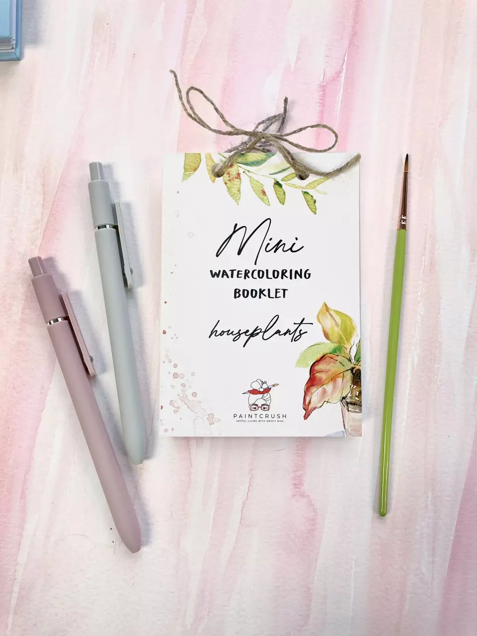 Mini Watercoloring Book - Houseplants thumbnail