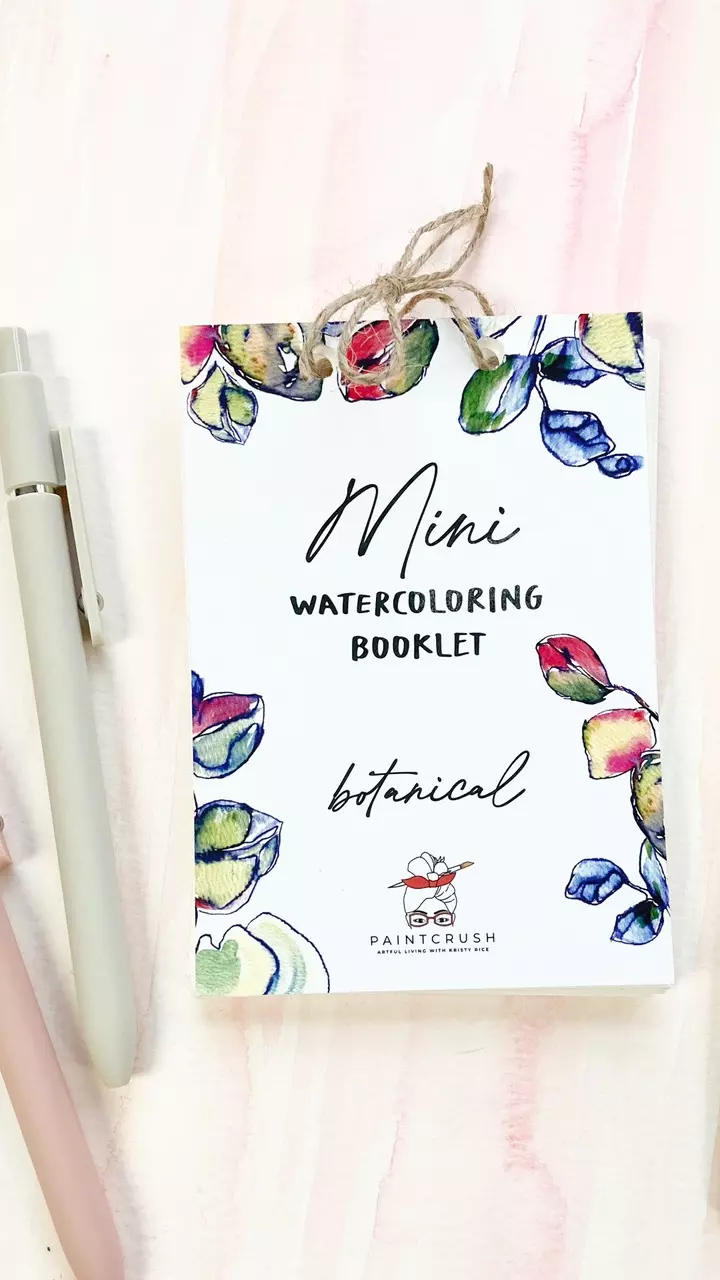 Mini Watercoloring Book - Botanical thumbnail