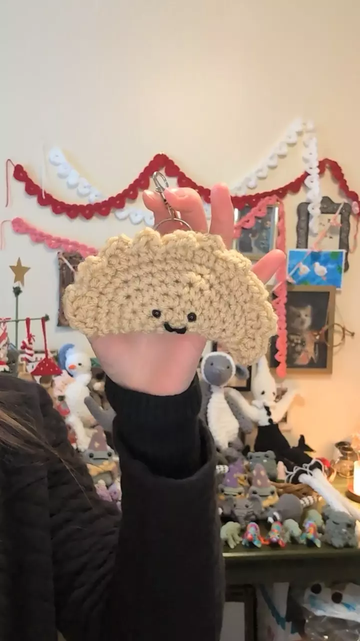 dumpling pierogis keychain thumbnail