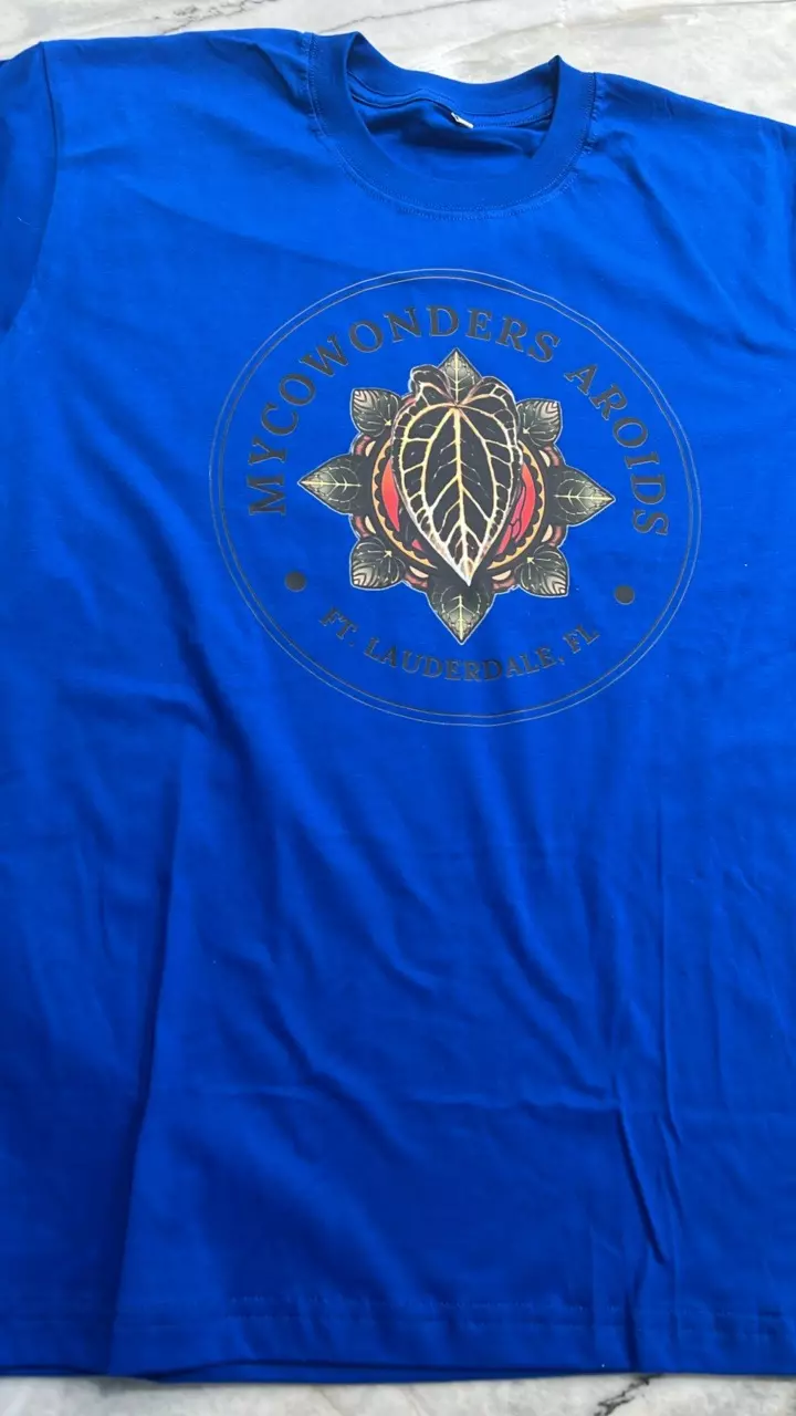 MycoWonders Aroids blue T-shirt  L thumbnail