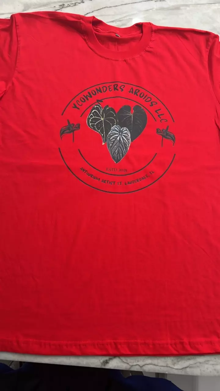MycoWonders Aroids red T-shirt  XL thumbnail