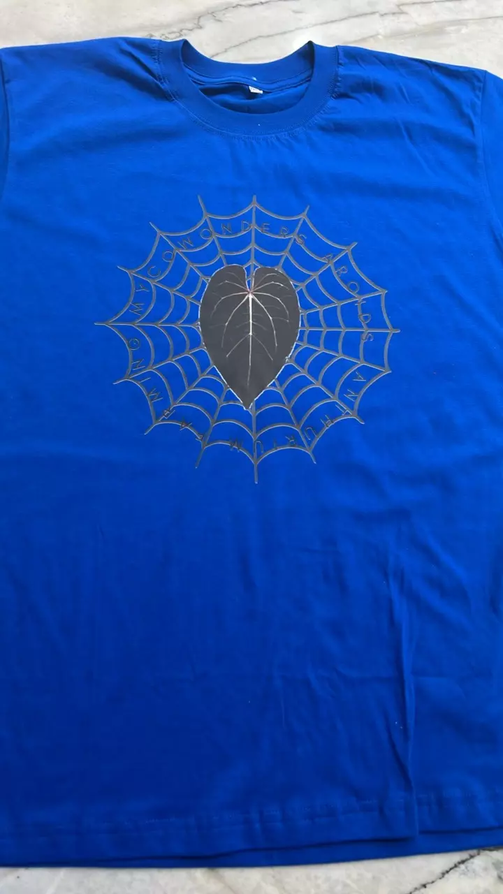 MycoWonders Aroids blue T-shirt  L thumbnail