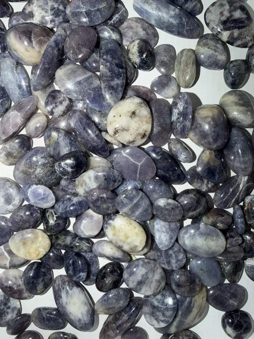 Bloodshot Iolite flats & tumbles (We pick) thumbnail