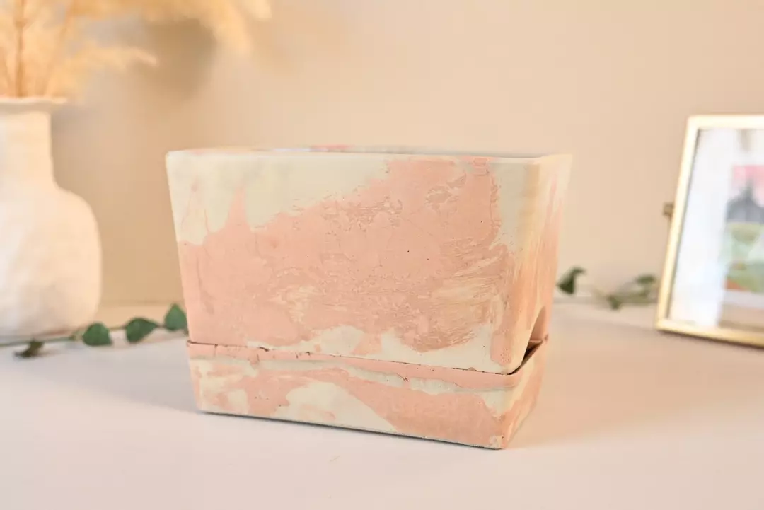 4X7 Self Watering Box in Sandstone Terra thumbnail