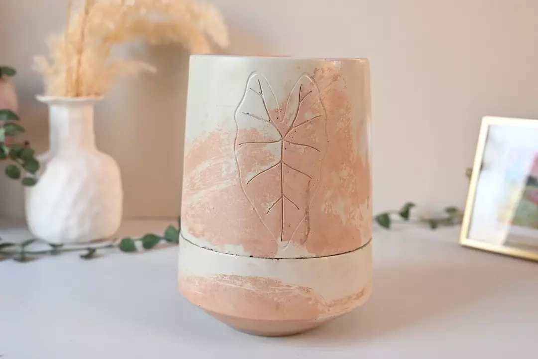 Tall Alocasia Pot in Sandstone Terra thumbnail