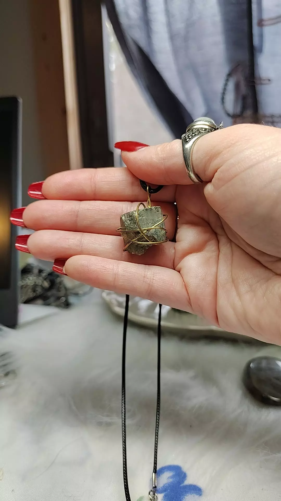 pyrite necklace thumbnail