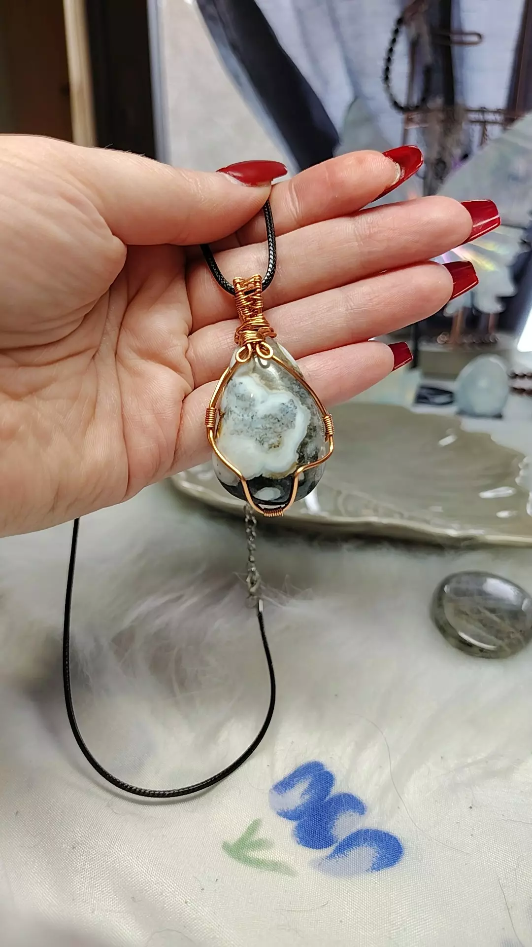 oj copper pendant necklace thumbnail