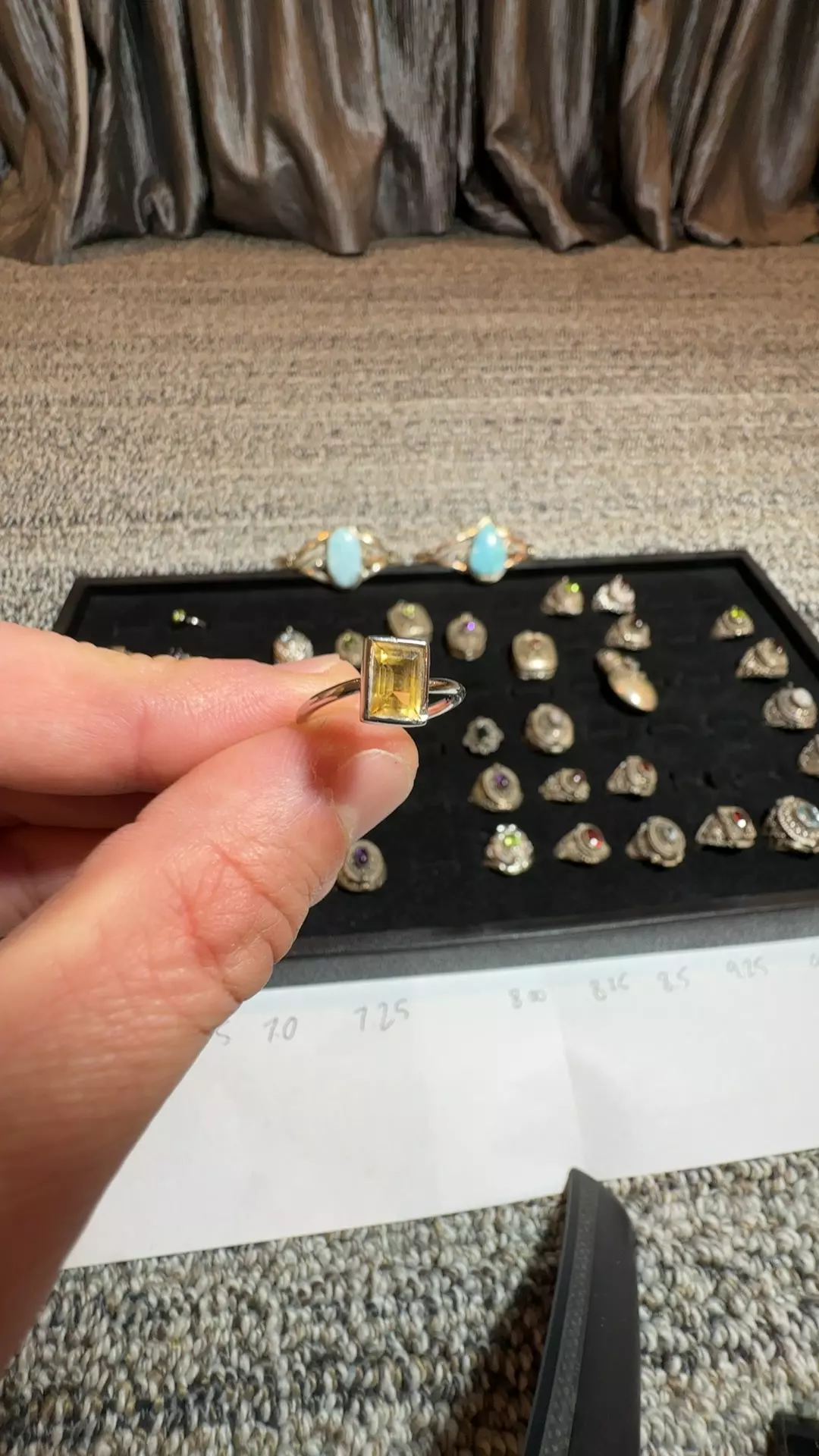 Citrine Bezel Set Ring thumbnail