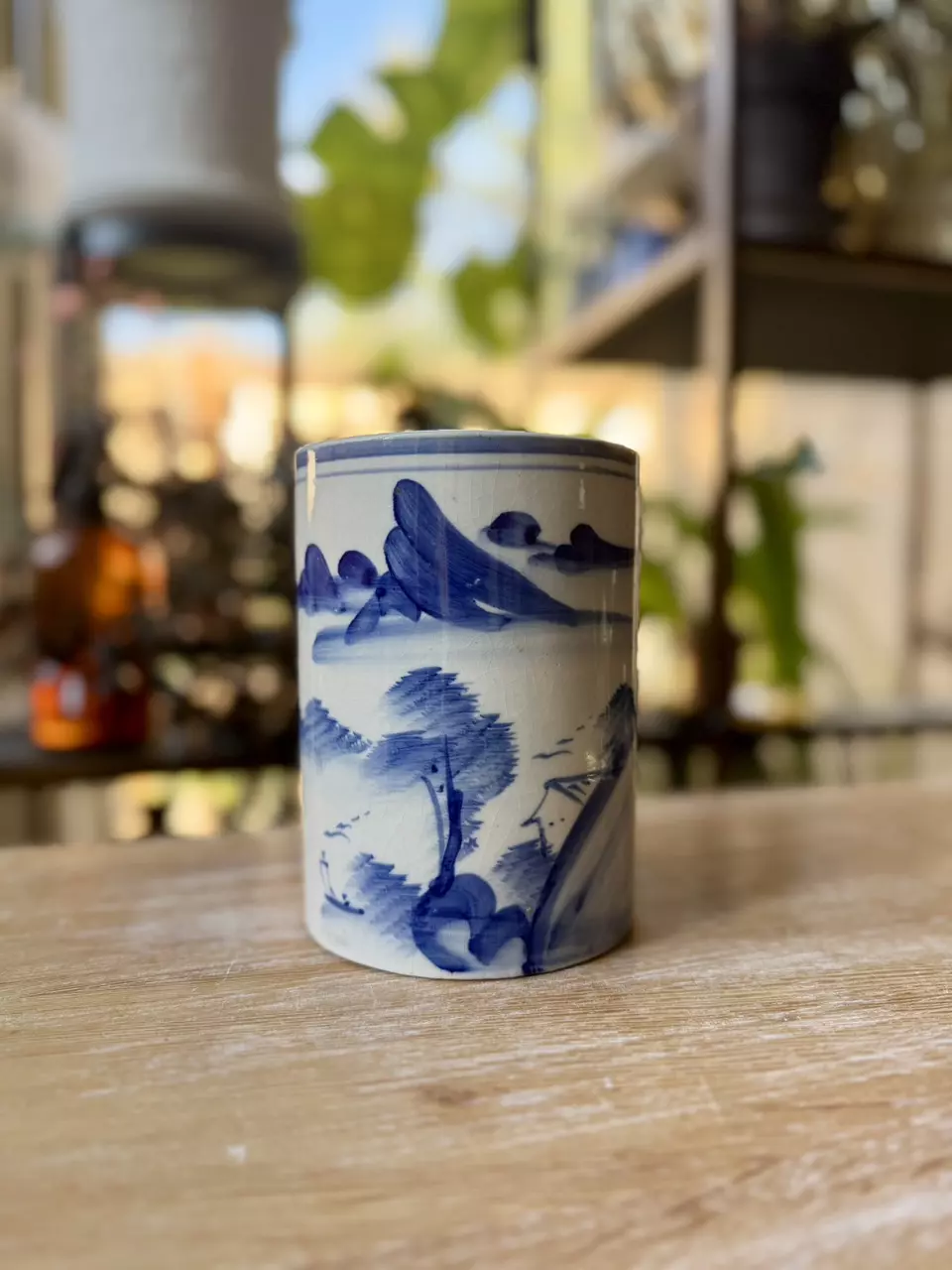 Chinese ceramic brush pot thumbnail