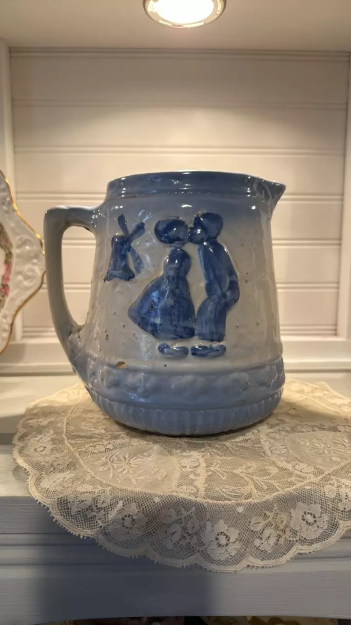 Antique Salt-glaze Dutch Pitcher thumbnail