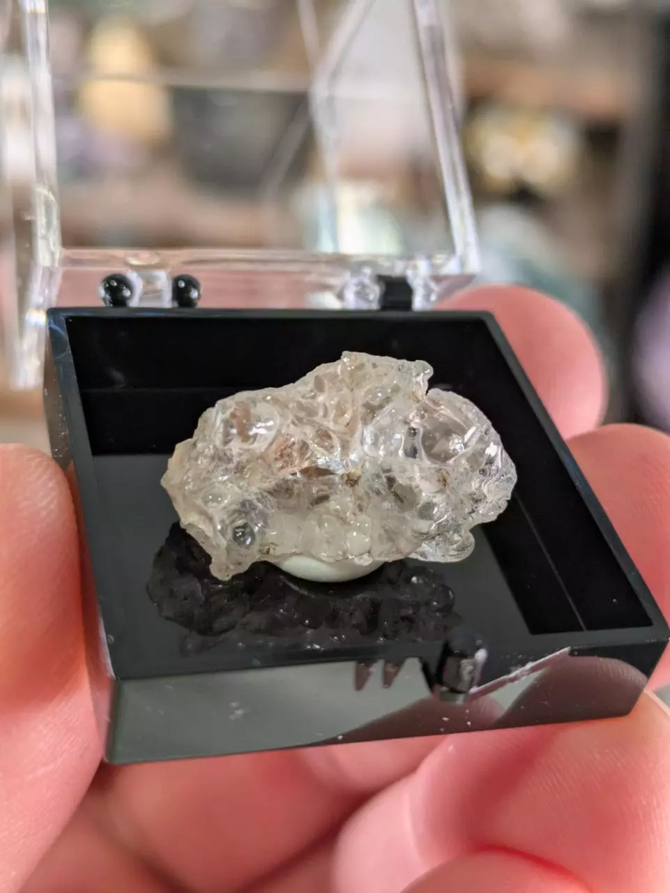 Hyalite Opal (Great UV!) ~2.7 Grams thumbnail