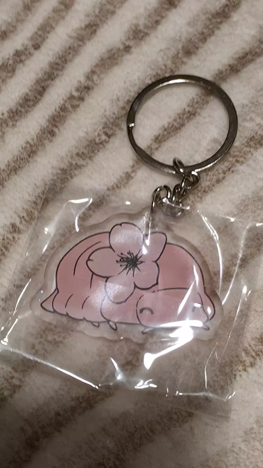 cherry blossom acrylic keychain thumbnail