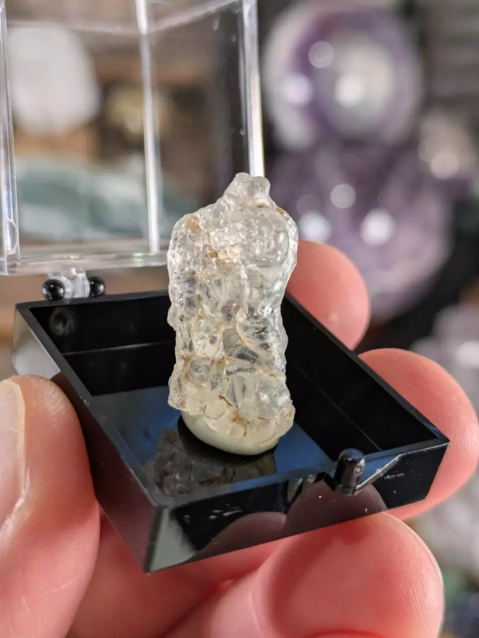 Hyalite Opal (Great UV!) ~3.4 Grams thumbnail