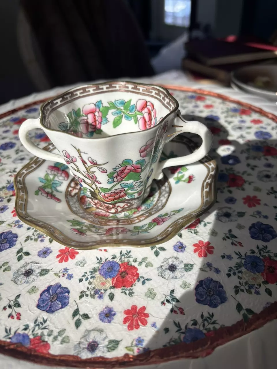 Vintage COALPORT Bone China England INDIAN TREE Pattern Set thumbnail