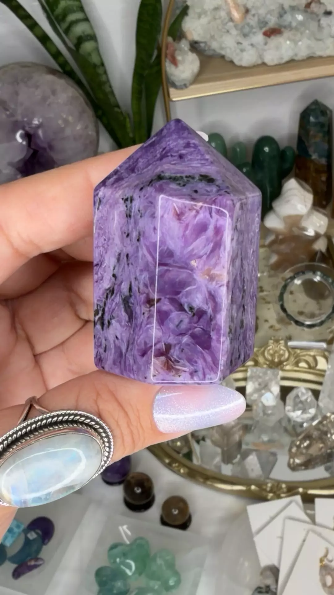 Charoite AA Tower 192 thumbnail