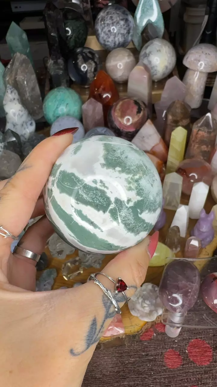 Unicorn Jasper sphere 68i thumbnail