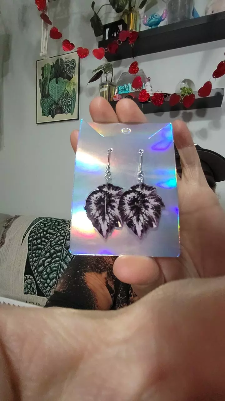 BEGONIA LEAF EARRINGS thumbnail