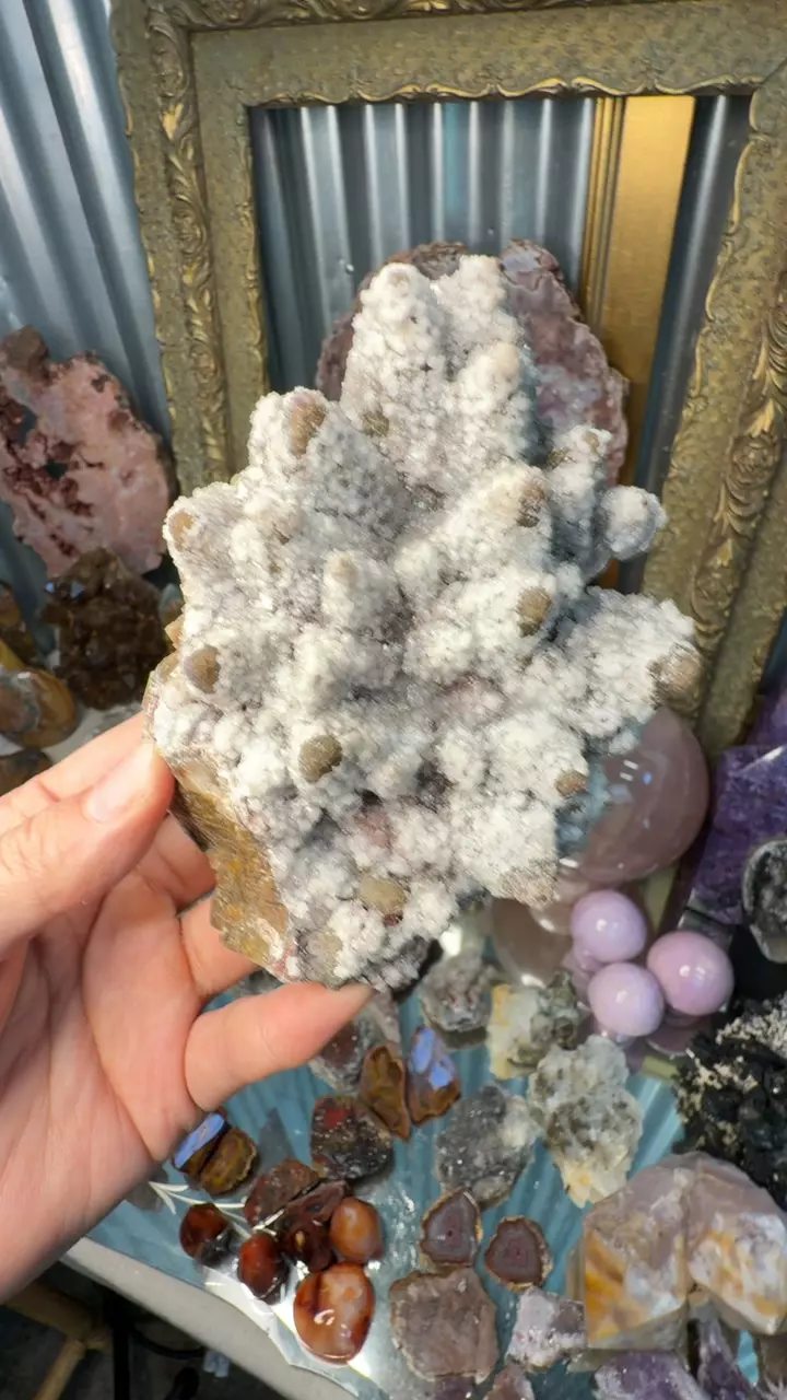 new find calcite after fluorite thumbnail