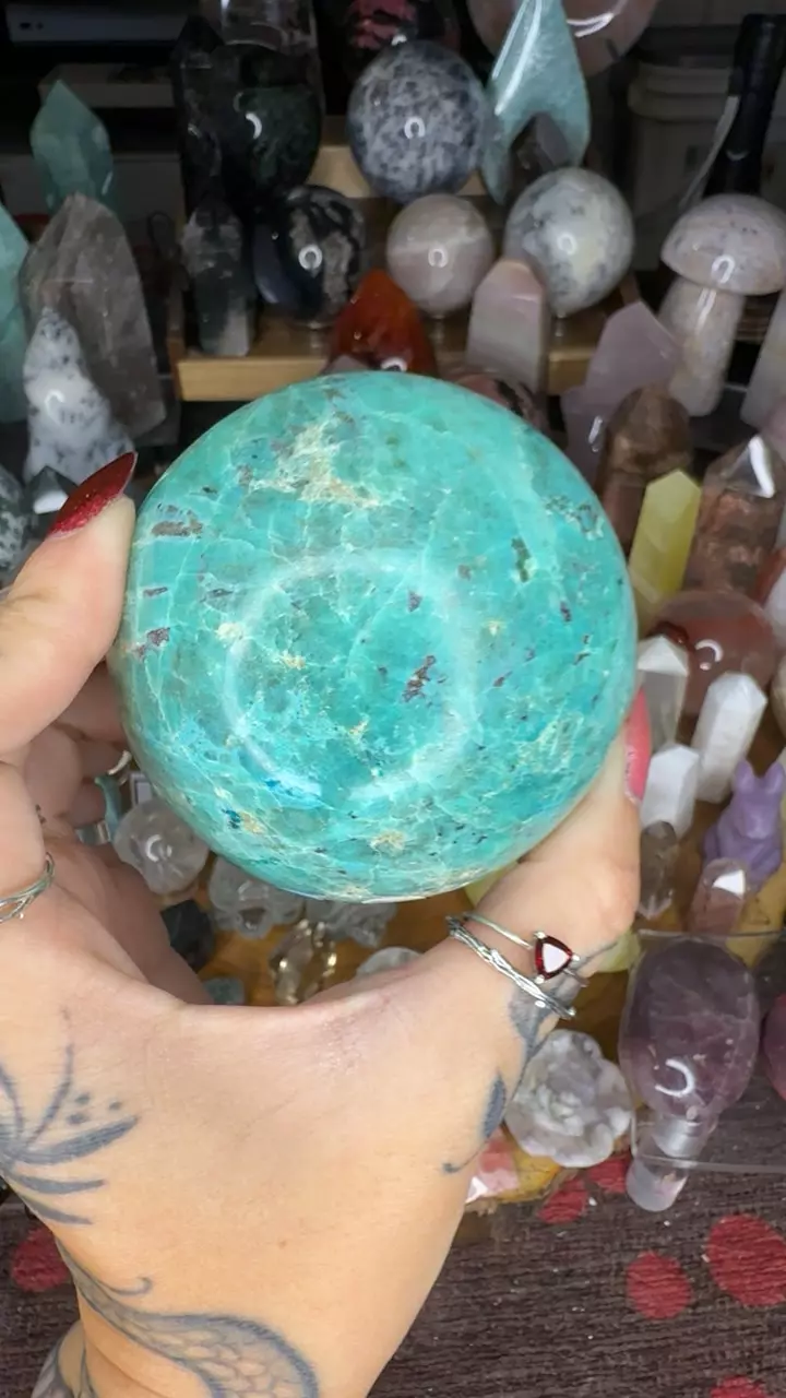 Peruvian turquoise sphere 80 thumbnail