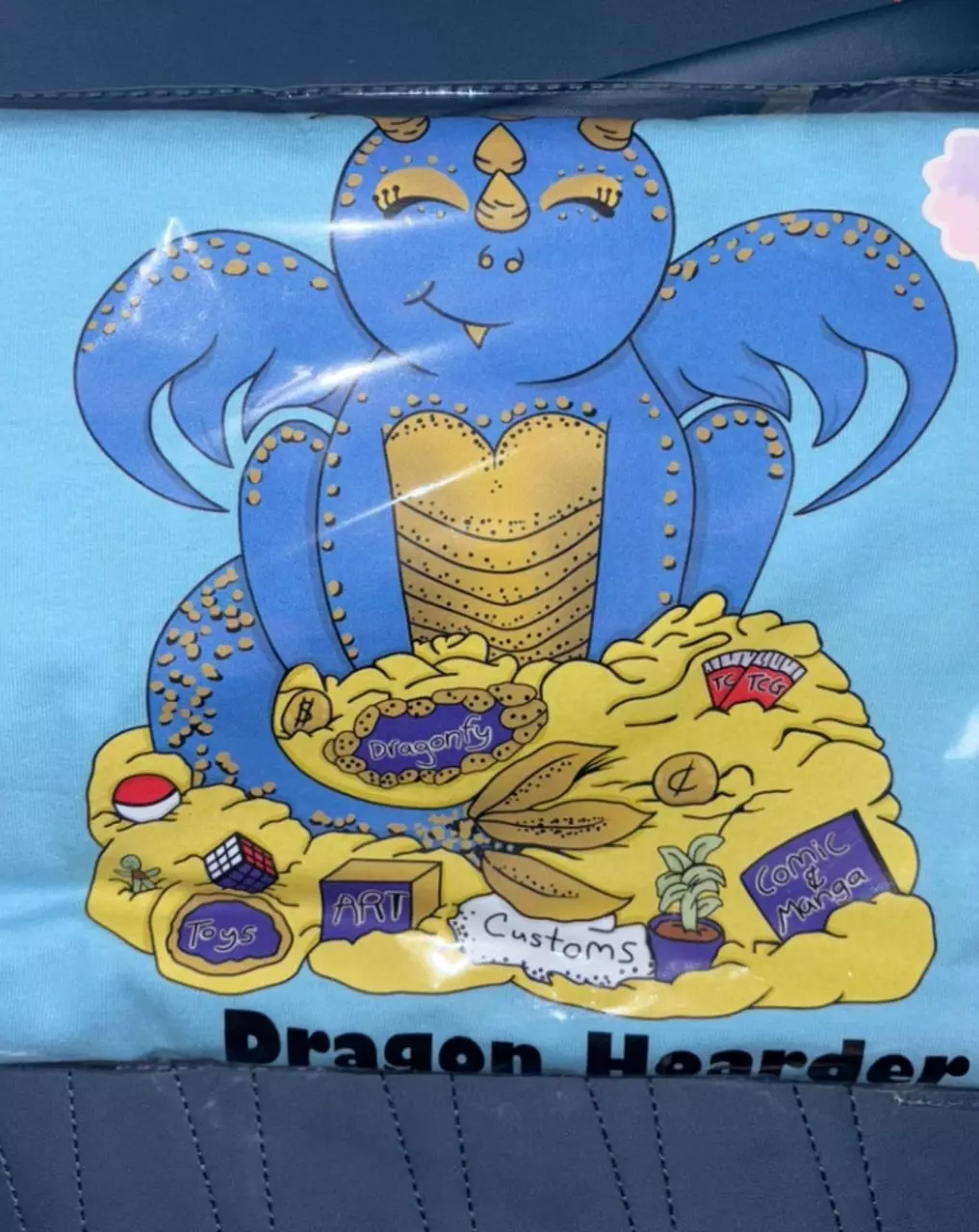 Dragon Hoarder's art t-shirt size Small thumbnail