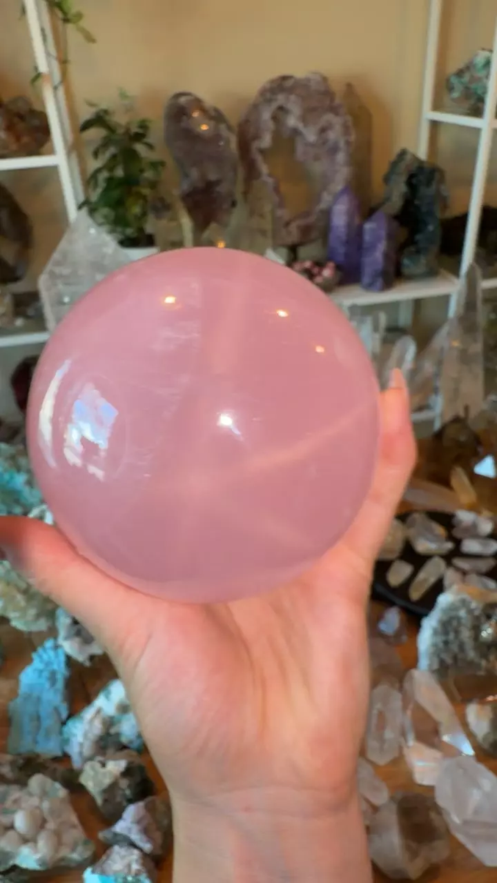 collector bubble gum pink rose quartz thumbnail
