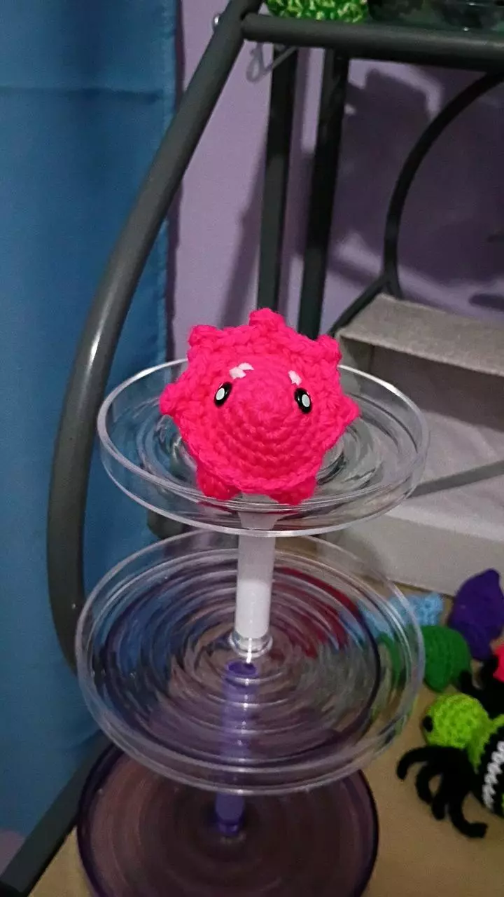 neon pink Triceratops thumbnail