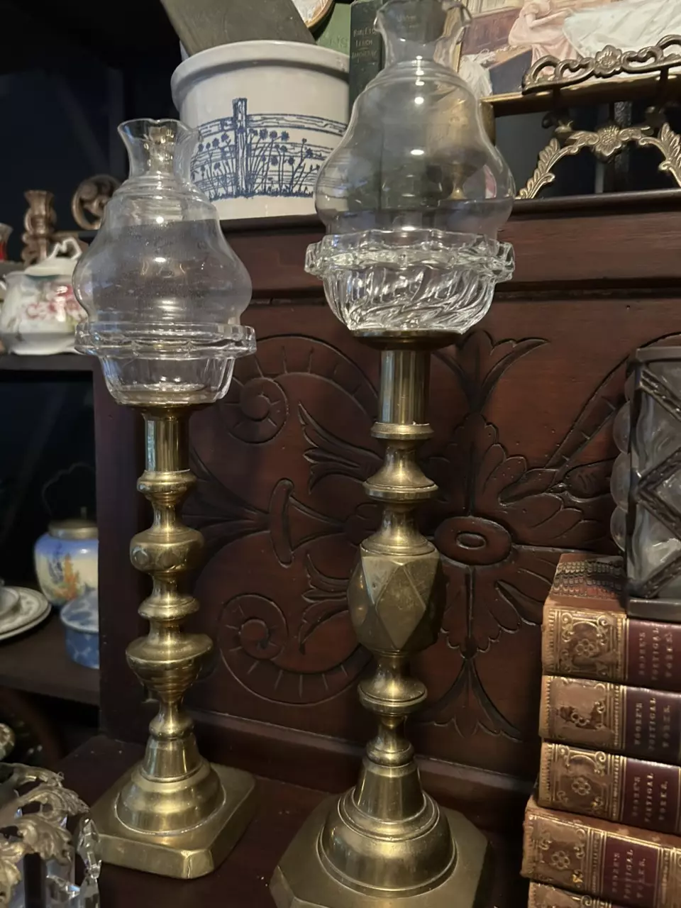 Mix Match Large Brass and Glass Candles/Tulips thumbnail