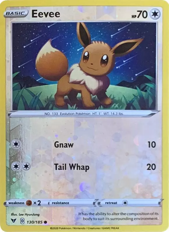 Eevee Cosmo Holo Reverse *RARE* thumbnail