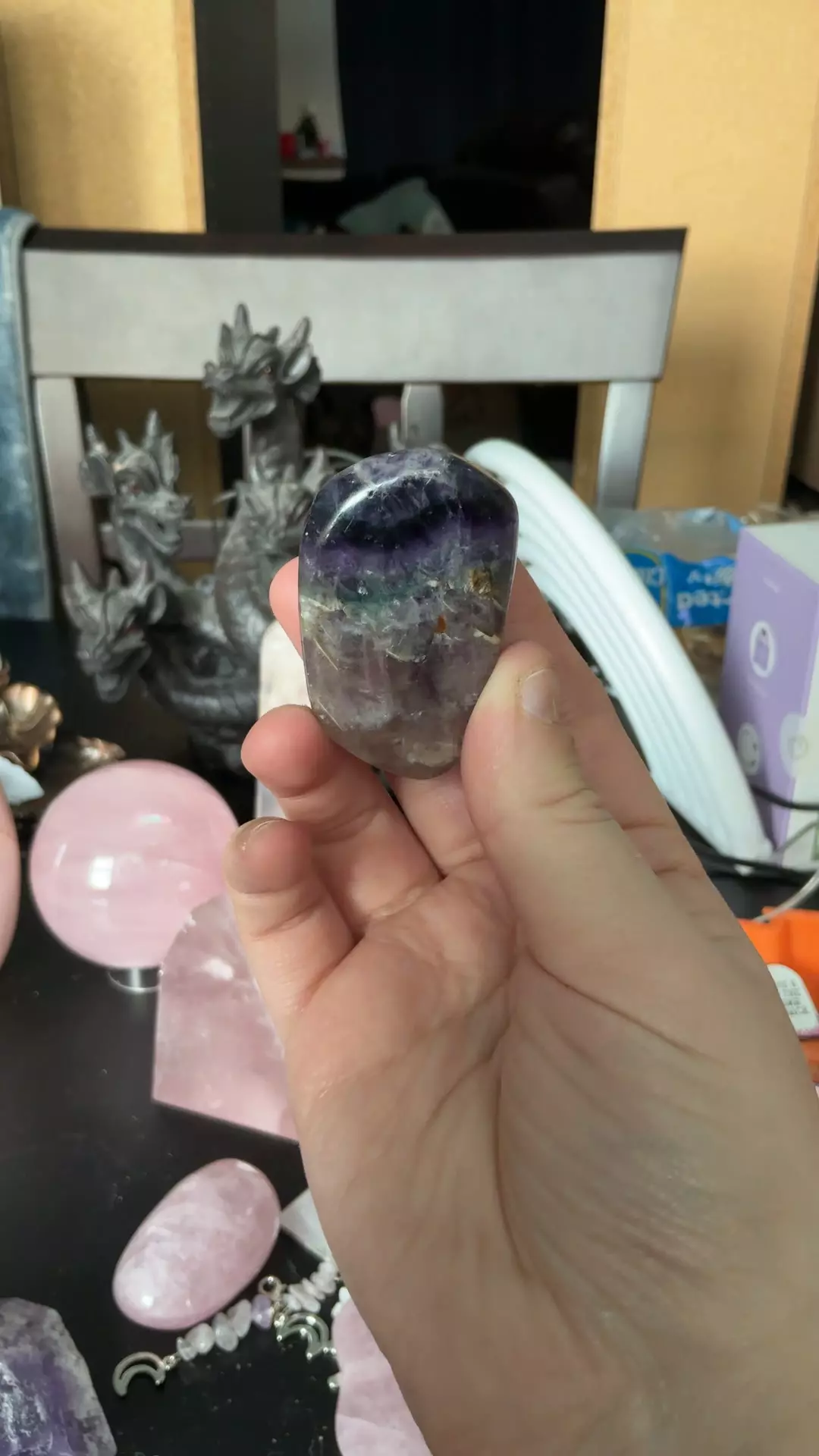 rainbow fluorite palm thumbnail
