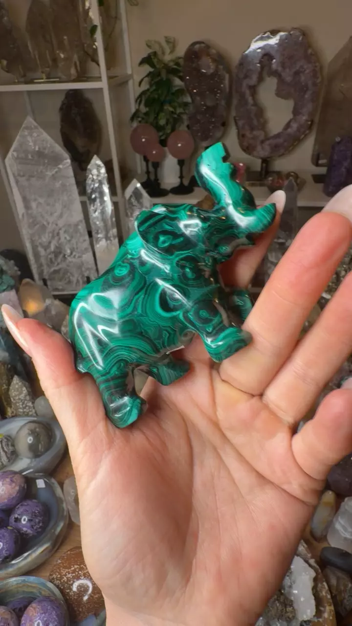 malachite elephant thumbnail