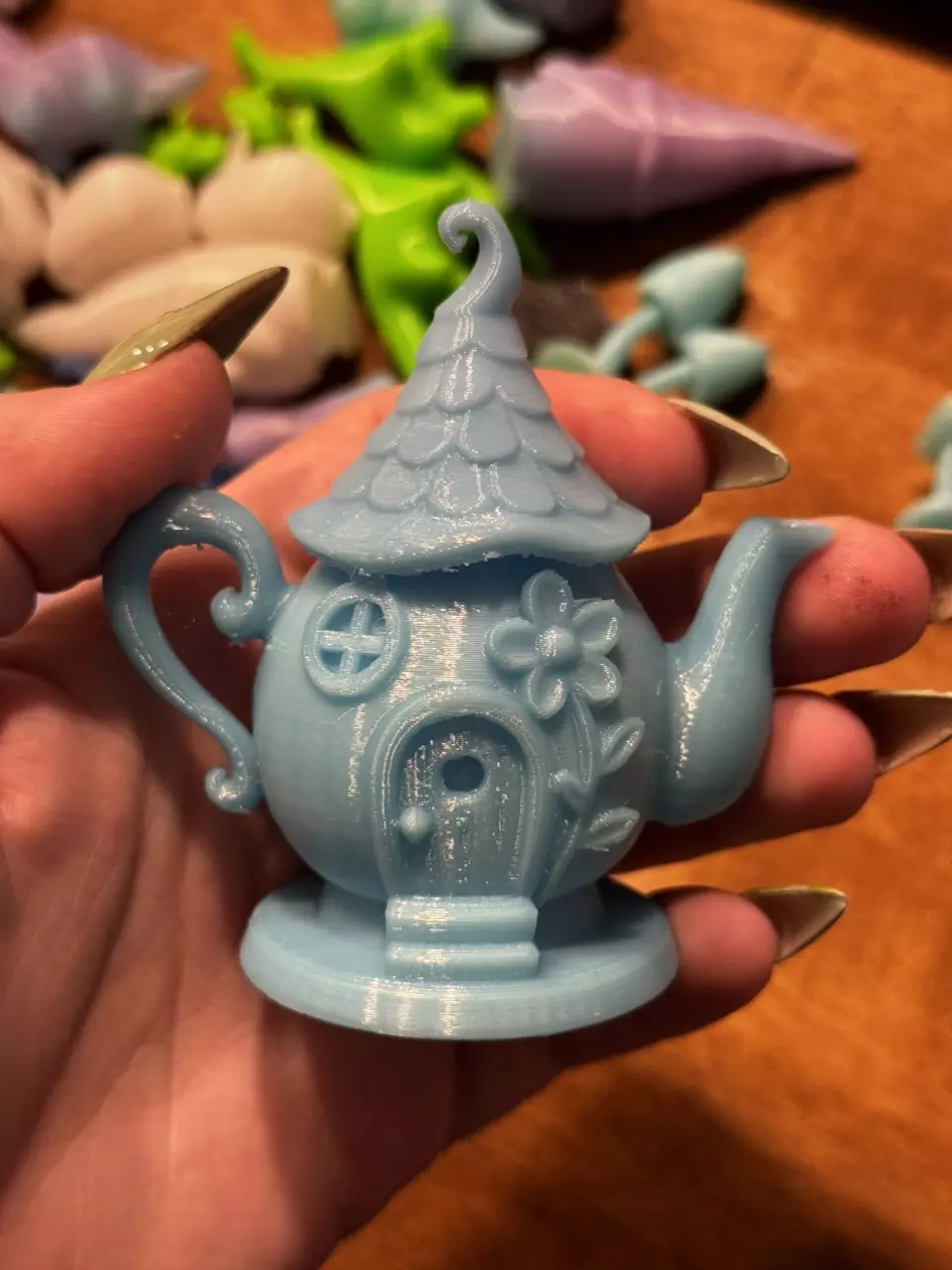 Teacup house pastel blue thumbnail