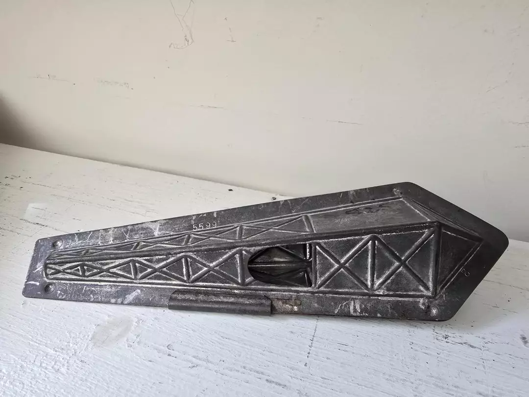 Antique German Tin Chocolate Candy Mold w/ Clip thumbnail