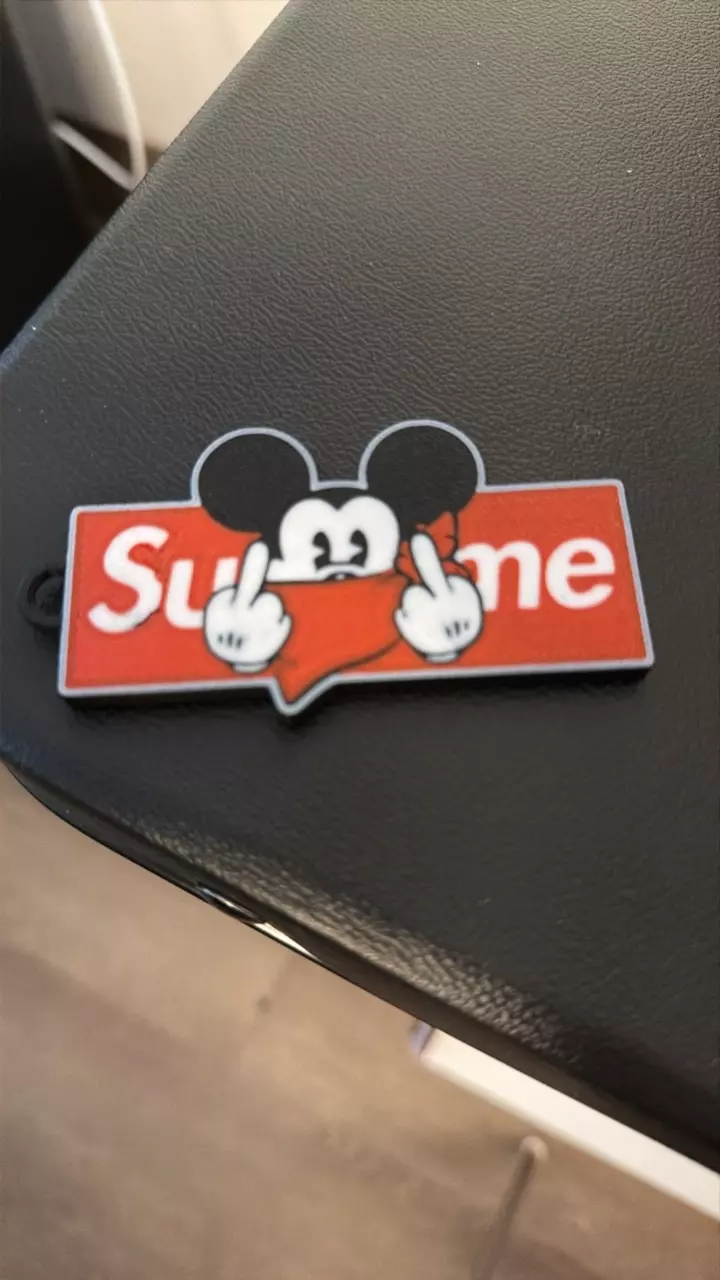 supreme Mickey keychain thumbnail