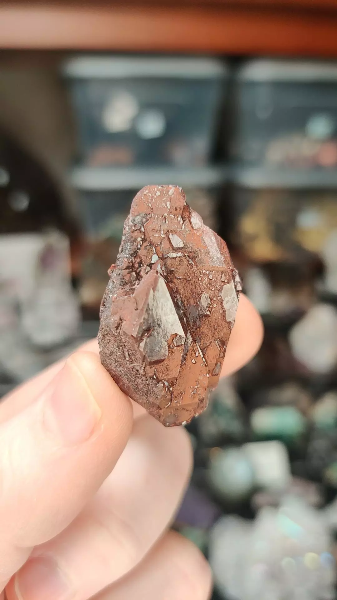 Red Dragon Quartz (b) Brazil thumbnail