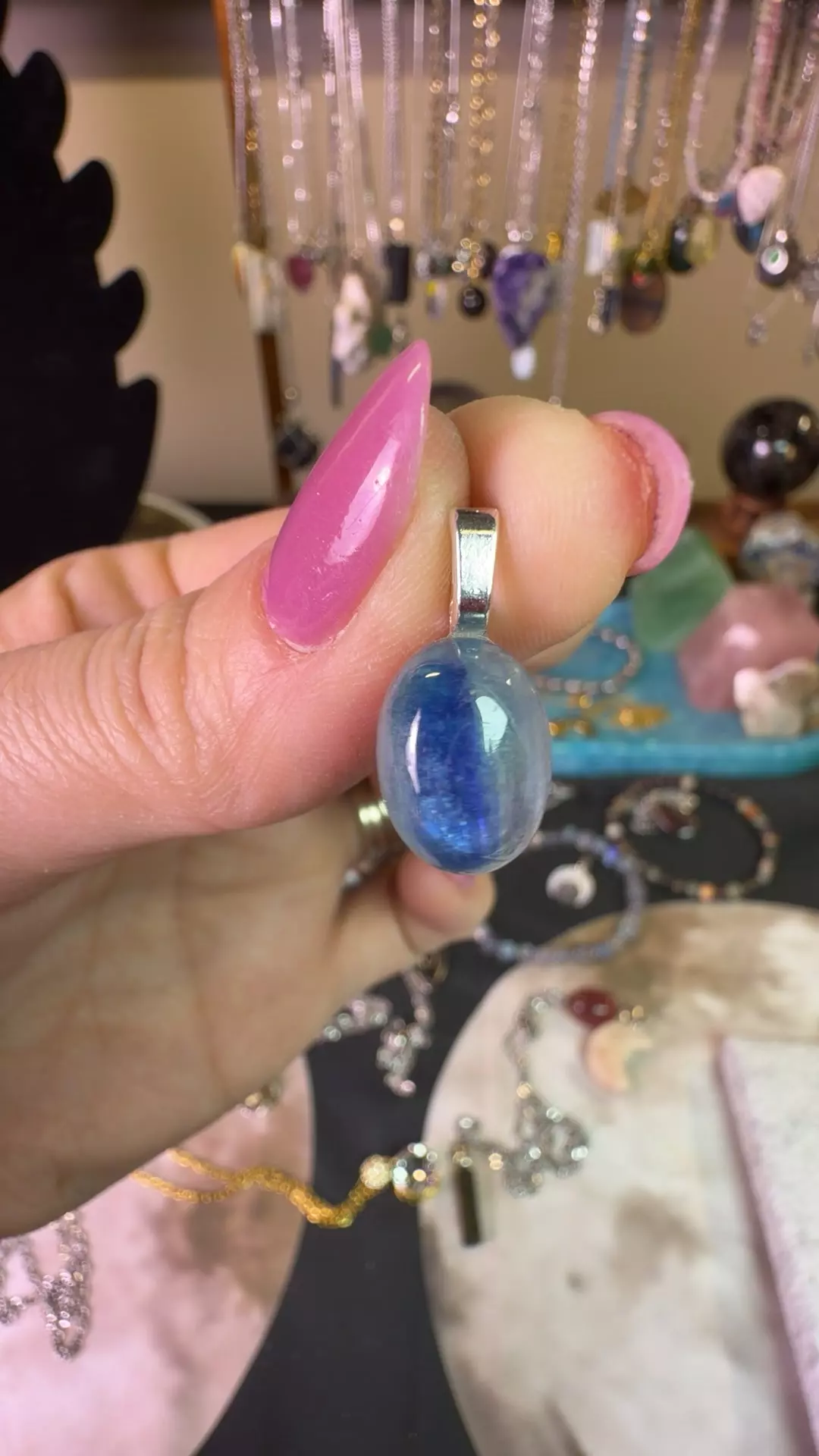 blue kyanite pendant thumbnail