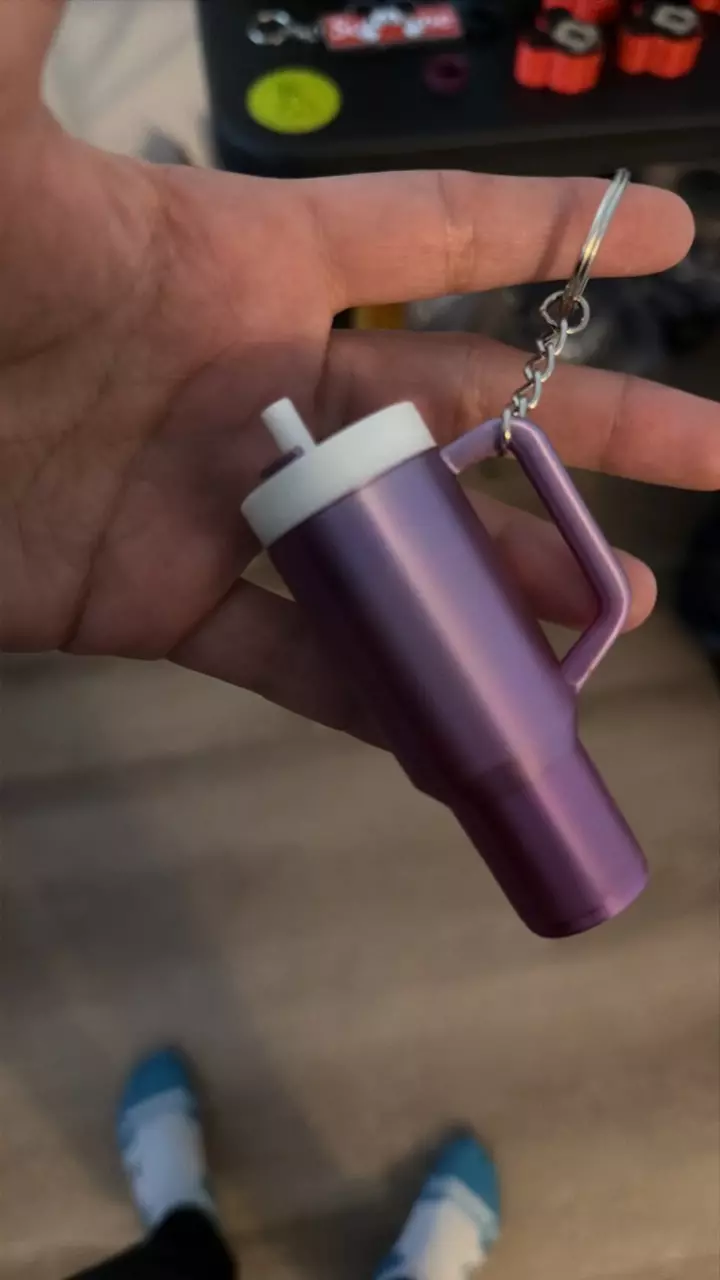 mini tumblr chapstick holder keychain thumbnail