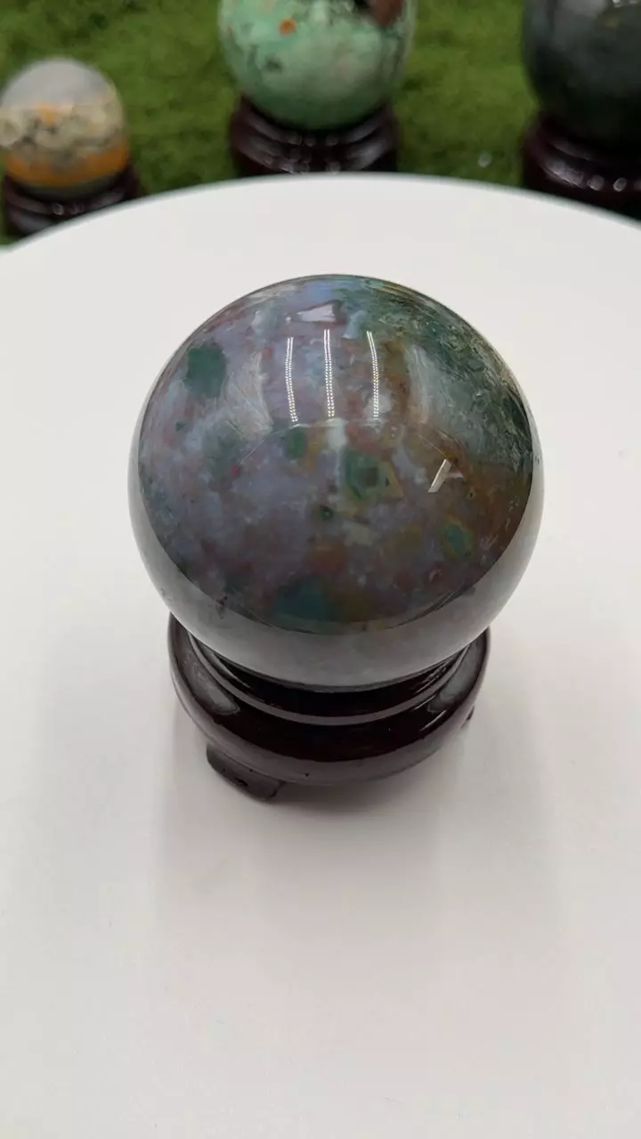 ocean Jasper sphere thumbnail