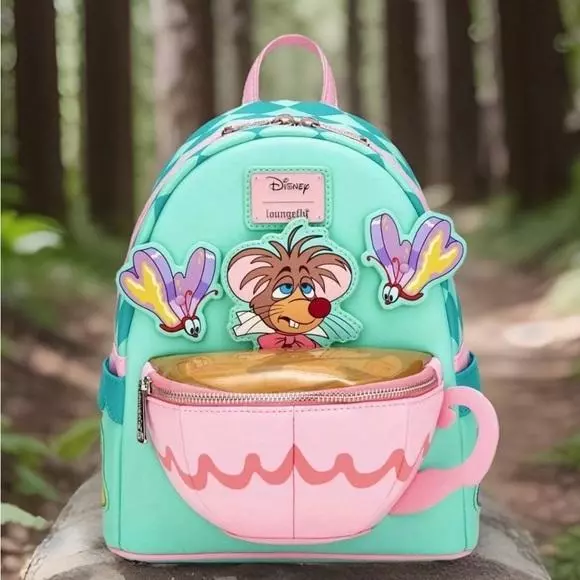 Alice in Wonderland Dormouse Tea Party Cup Mini Backpack thumbnail