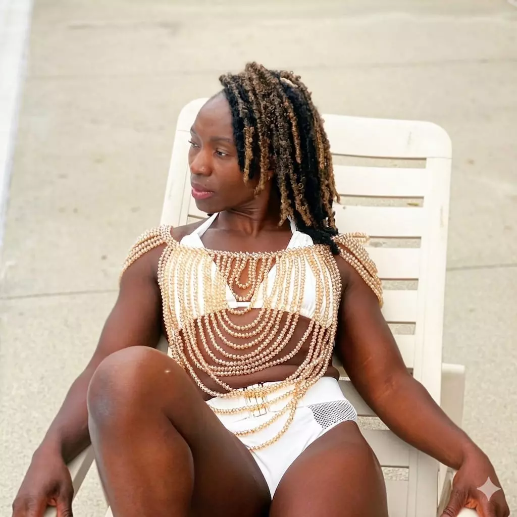 D. ‘Elegant Lady’ —  Body Drape (One size fits all) thumbnail